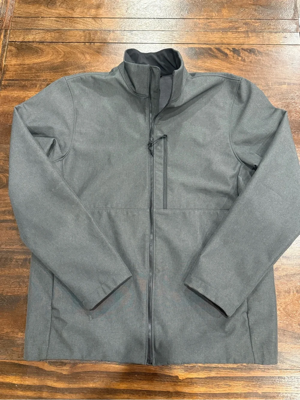 The North Face Men's Gray Lightweight Full-Zip Shirt Jacket